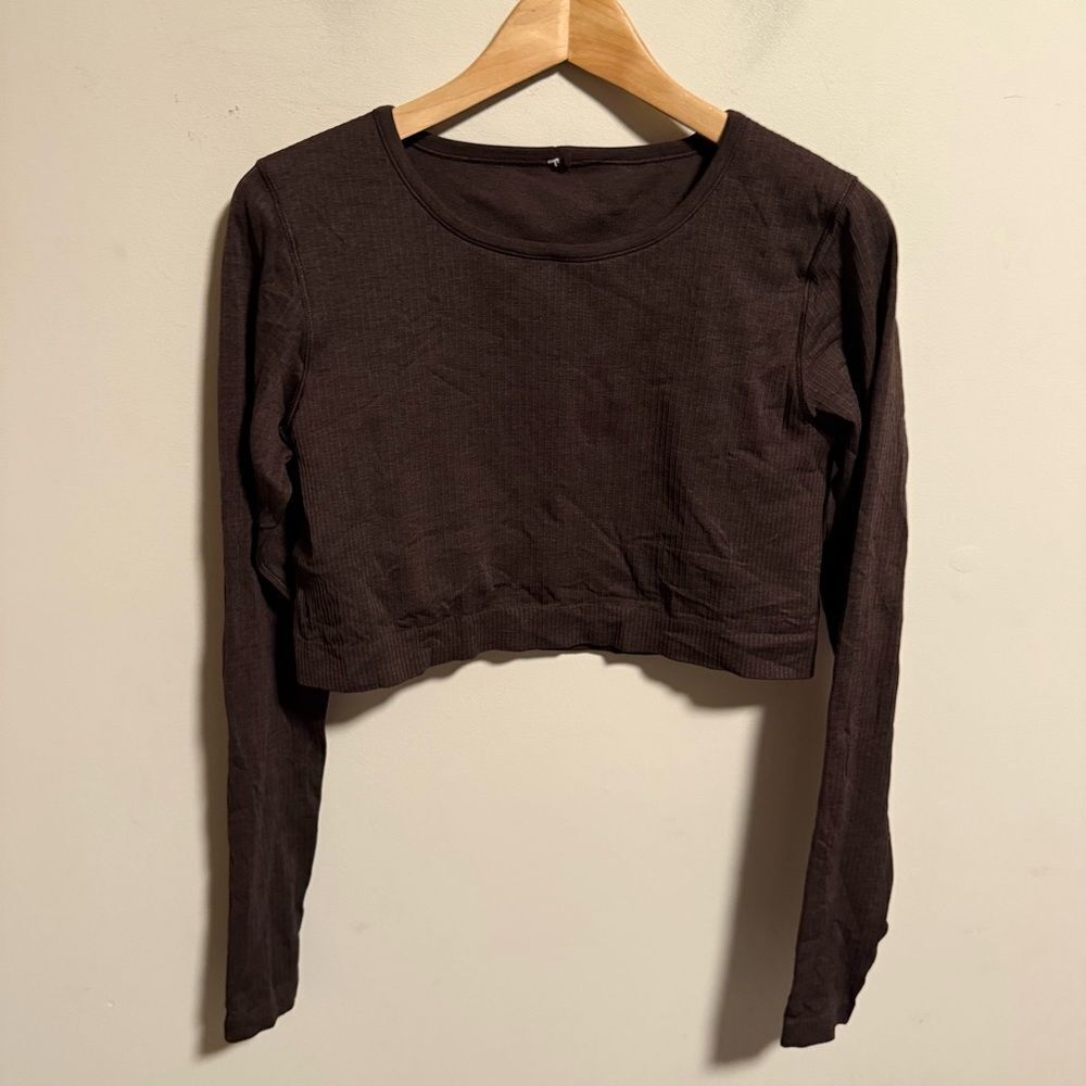 Lululemon Ebb to Street Long Sleeve Shirt
French Press Brown- Size 12